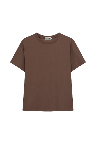 Earth’s Embrace Essentials Brown Cotton T-Shirt