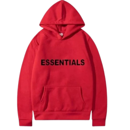 Red Essentials Hoodie