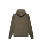 Essential Knit Pullover Hoodie Brown