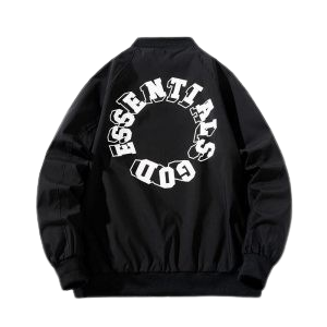 Zip Up Black Fear Of God Essentials Puffer Jacket